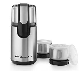 cozy home essentials to get you through the final winter months, KitchenAid Blade Coffee and Spice Grinder Set image via QVC