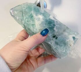 She puts her crystals under running water for these surprising benefits