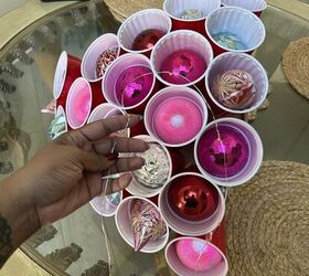 Tape fairy lights in place so each cup glows beautifully