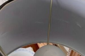 Here's what to do if you have a lampshade that's just the right shape and size but not quite the right color...