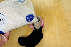 Why pouring rice in a sock will make your home a bit warmer this winter