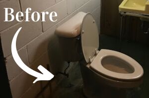 She wasn't planning on upgrading her bathroom like this, but boy, was it worth it!