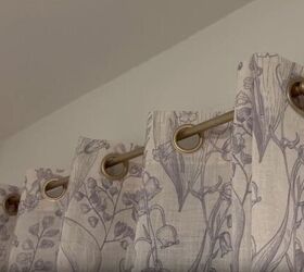 Upgraded curtain and rod