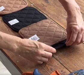 Gluing and folding overhang