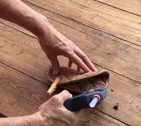 Gluing folded pot holder