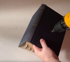 Drilling hole for clock's screw