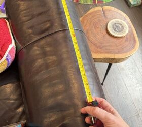 She measured her couch for this convenient addition