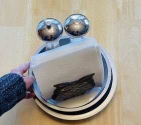 DIY Lazy Susan Using Dollar Store Items