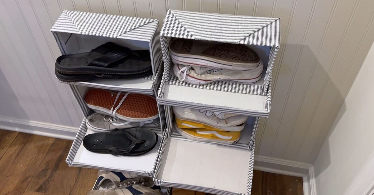Sample Shoe Box Stackables How to Organize Shoes With DIY Stackable Shoe Boxes | Hometalk