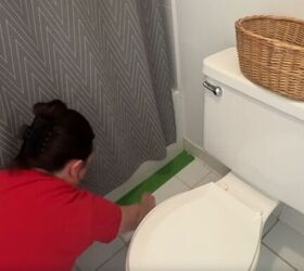 The budget-friendly bathroom floor makeover we really should have done by now