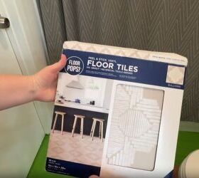 Peel and stick tiles I bought