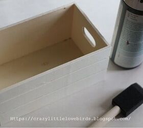 She did something SO cute with this little Dollar Tree wood crate (and we can't wait to copy it!)