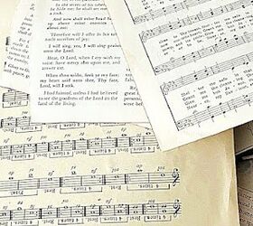 The brilliant way you can use sheet music for the easist decor idea