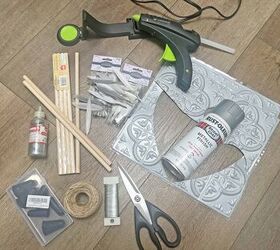 She cuts up a Faux tin tile for the smartest Valentine's Day idea