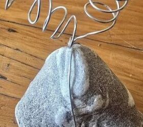 Twist wire around a rock to make plants look SO good in your home