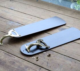 Help Organize Your Home With Unique Ceiling Fan Blade Coat Hooks!