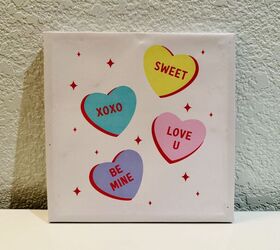 Make Dollar Tree Valentine Art Pop With Fairy Lights