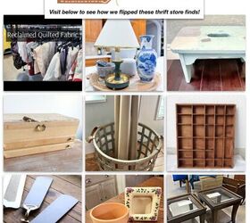 help organize your home with unique ceiling fan blade coat hooks, Visit 9 NEW thrift store flips in total