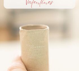 Use toilet paper rolls for this cute and easy Valentine's Day idea