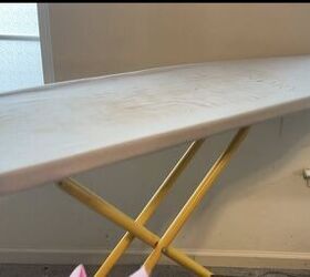 Try this easy idea if your ironing  board cover gets scorched or burned