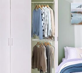 Closet organizers that instantly create more space