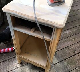 How a few cans of spray paint transformed this trashed nightstand into a true treasure