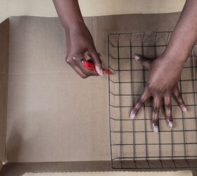 Tracing bottom of basket