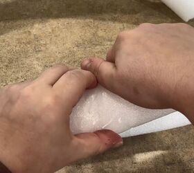 Reinforcing with tape after hot glue