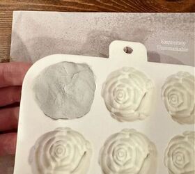 Stuff clay into silicone molds to make pottery more interesting