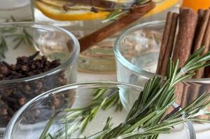 Boil rosemary to make your home smell like a winter wonderland this week