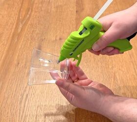 Use small dots of glue for a clean, mess-free hold