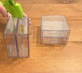 diy stackable drawers and cutting board organizer, Creative home organization idea