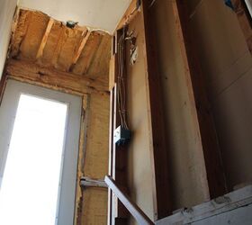 The truly interesting way sheetrock helped to update this unfinished stairwell