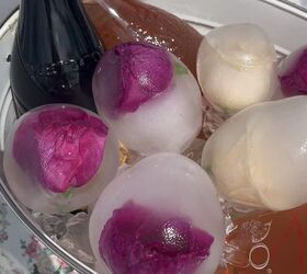 Elegant Ice Cube Ideas for a Garden Party Bridal Shower