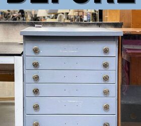 Watch how this thrifted flat file cabinet tuned into a stunning storage piece