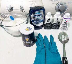 Mix Dawn dish soap and Rit dye for this really useful trick