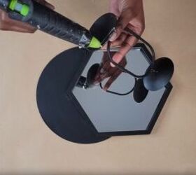 Making a DIY bathroom organizer