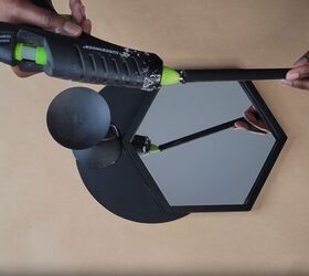 Making a DIY bathroom organizer