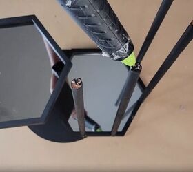 Making a DIY bathroom organizer