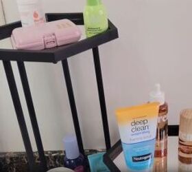 DIY bathroom organizer