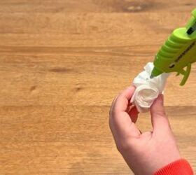 tissue rose pendant light, How to make tissue paper roses for lighting decor