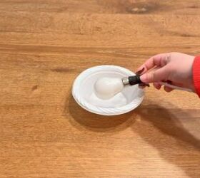 tissue rose pendant light, Affordable statement light fixture made at home