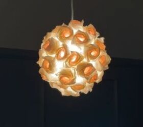 How to Make a Gorgeous Rose Pendant Light