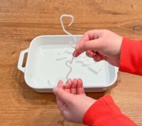 Affordable DIY ceiling light made from everyday household items