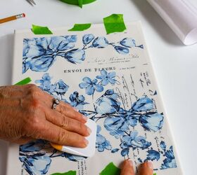 This elegant rub-on transfer decor trick is so easy, it almost feels like cheating