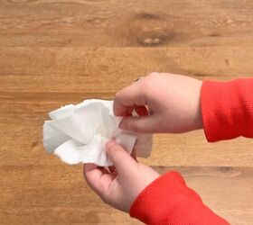 diy paper towel flower diffusers, Simple folded paper towel flower craft for home fragrance Homemade reed diffuser flower using paper towels