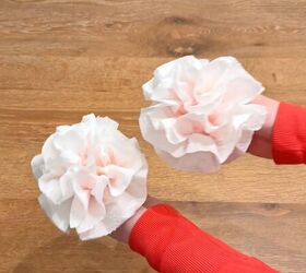 diy paper towel flower diffusers, Paper towel flower craft that works as an essential oil diffuser