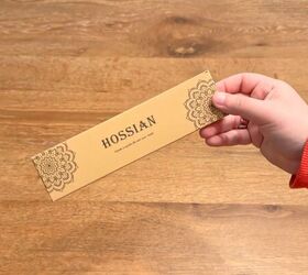 diy paper towel flower diffusers, Attach a diffuser reed to the flower