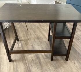 Watch how she turned this $25 thrifted desk into a seriously high-end piece