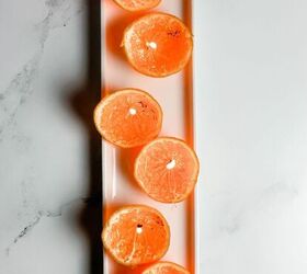 She saves her clementine peels for this charming little idea